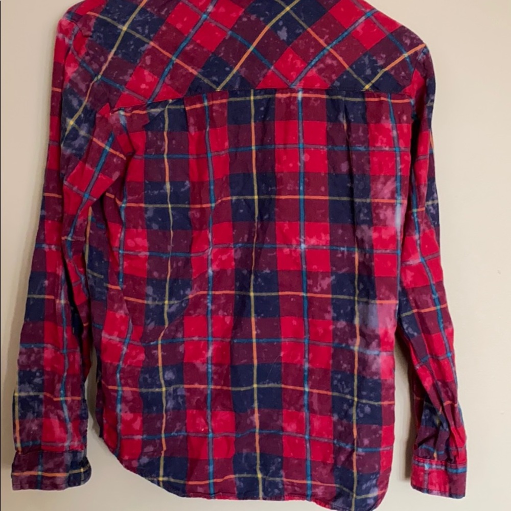 Bleach Distressed Flannel - Picture 5 of 5